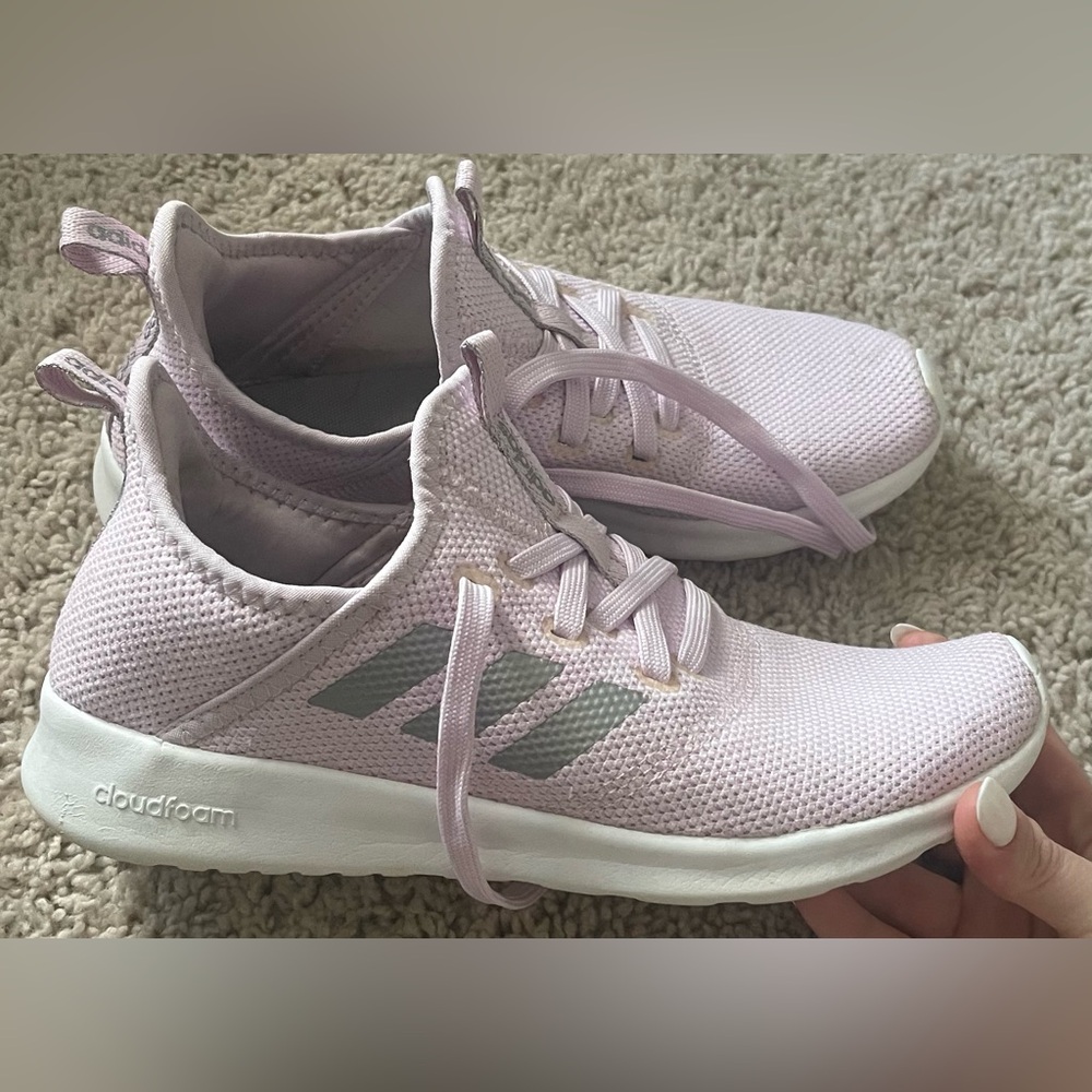 Adidas Women's Lilac Cloudfoam Sneakers